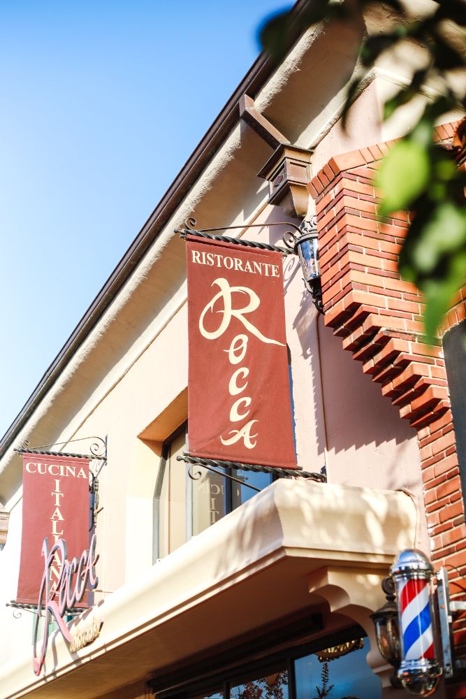 Rocca Ristorante exterior on Broadway