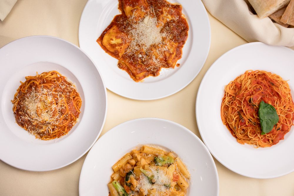 A spread of house-made pastas