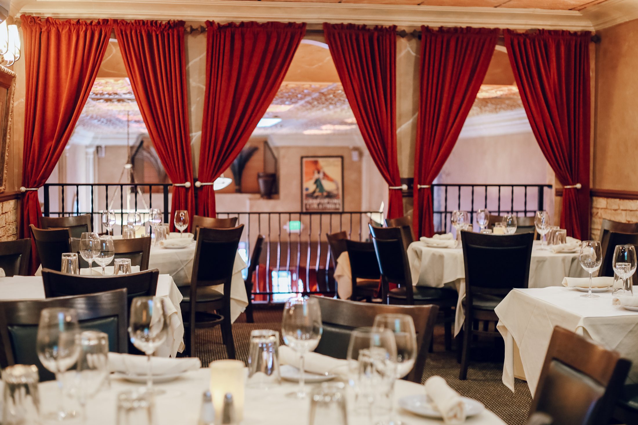 Private dining room at Rocca